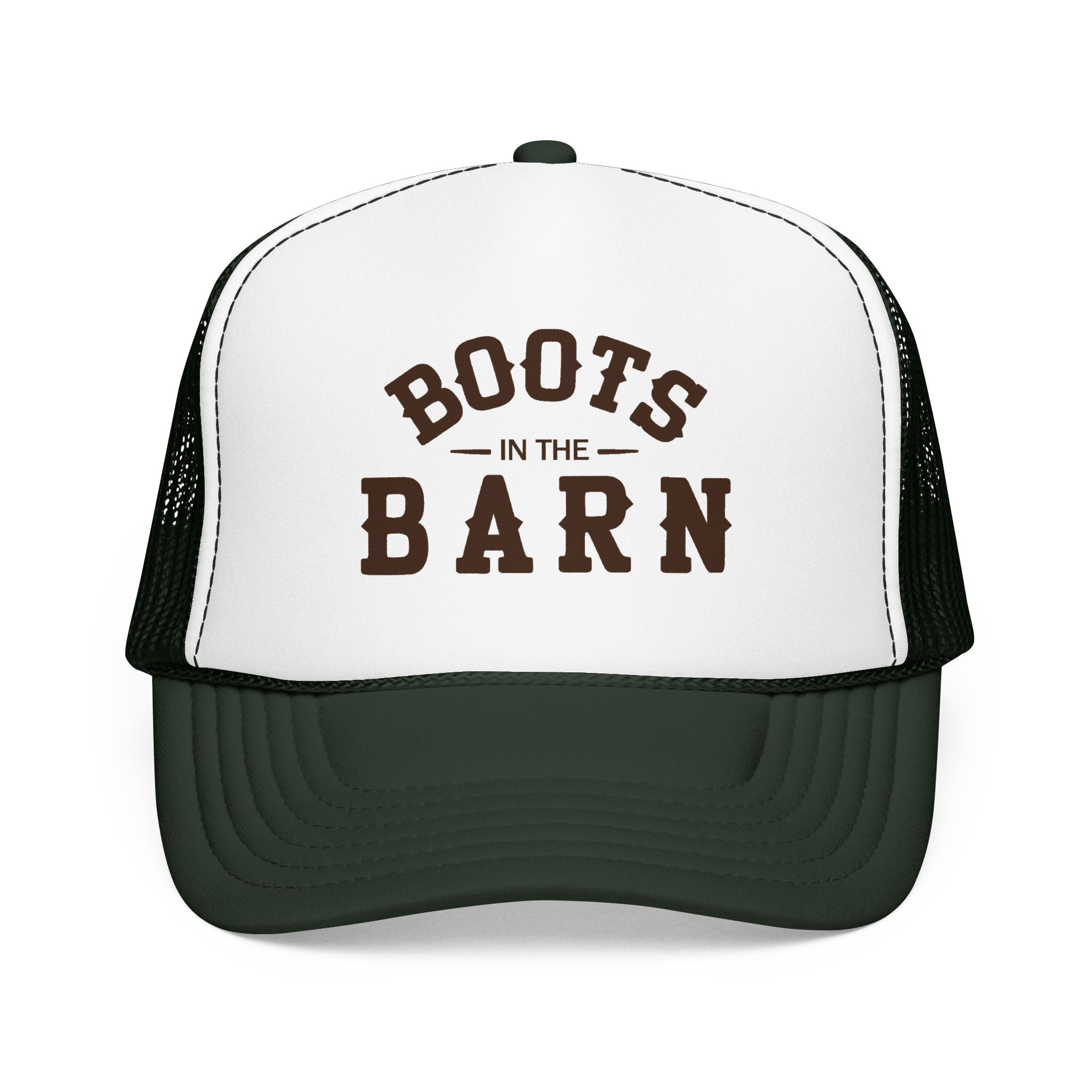Trucker Hat — "Boots in the Barn" Foam Mesh Cap
