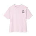 Boots Barn Oversized Boxy Tee (Light Colors) — Minimal Western Graphic Tee