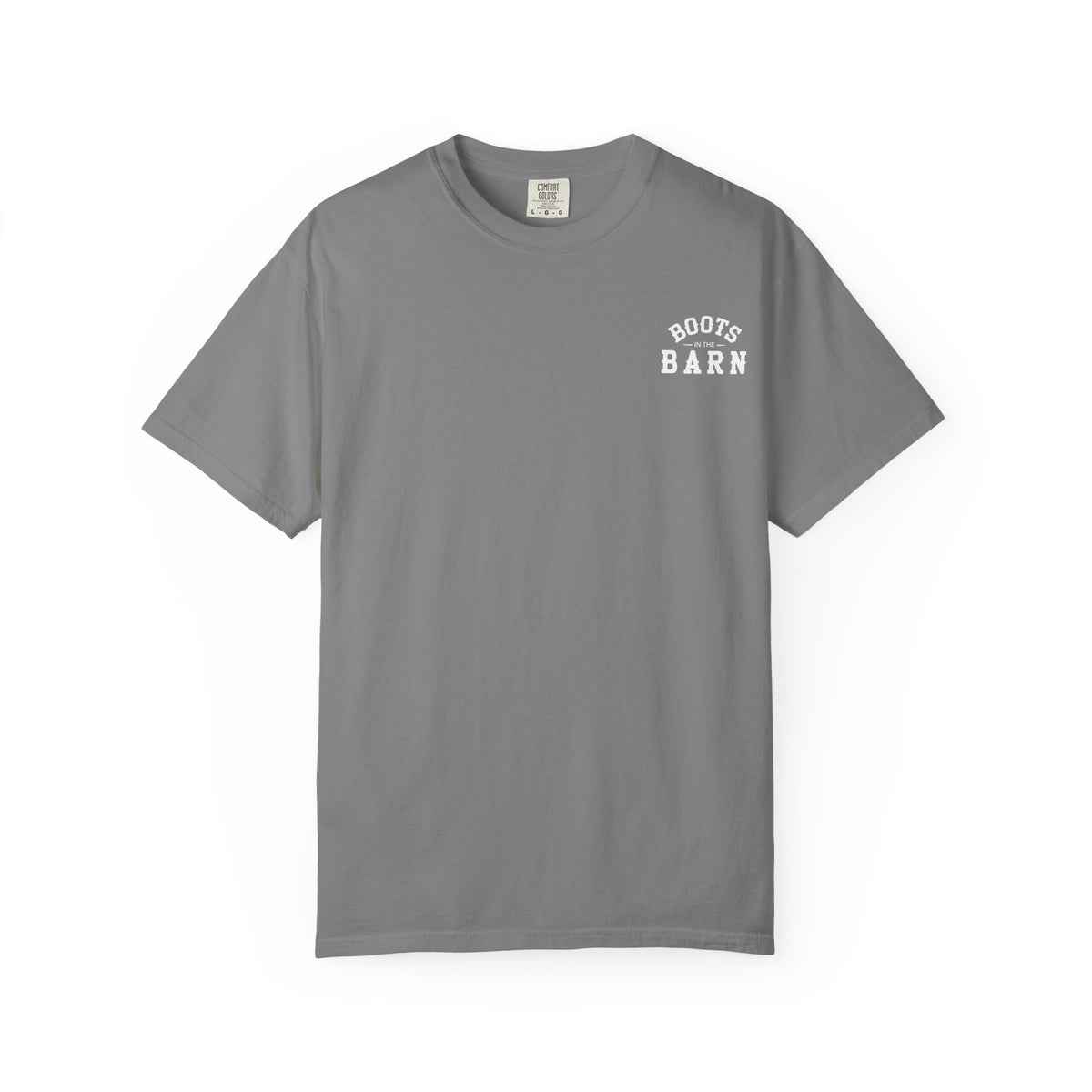 Brown & White Design Boots in the Barn Line Dancing Tee — Heavyweight