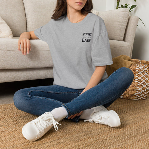 Boots in the Barn Graphic T‑Shirt — Rustic Farmhouse Tee for Country Lovers