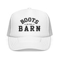 Trucker Hat Embroidered  — "Boots in the Barn" Country Cap
