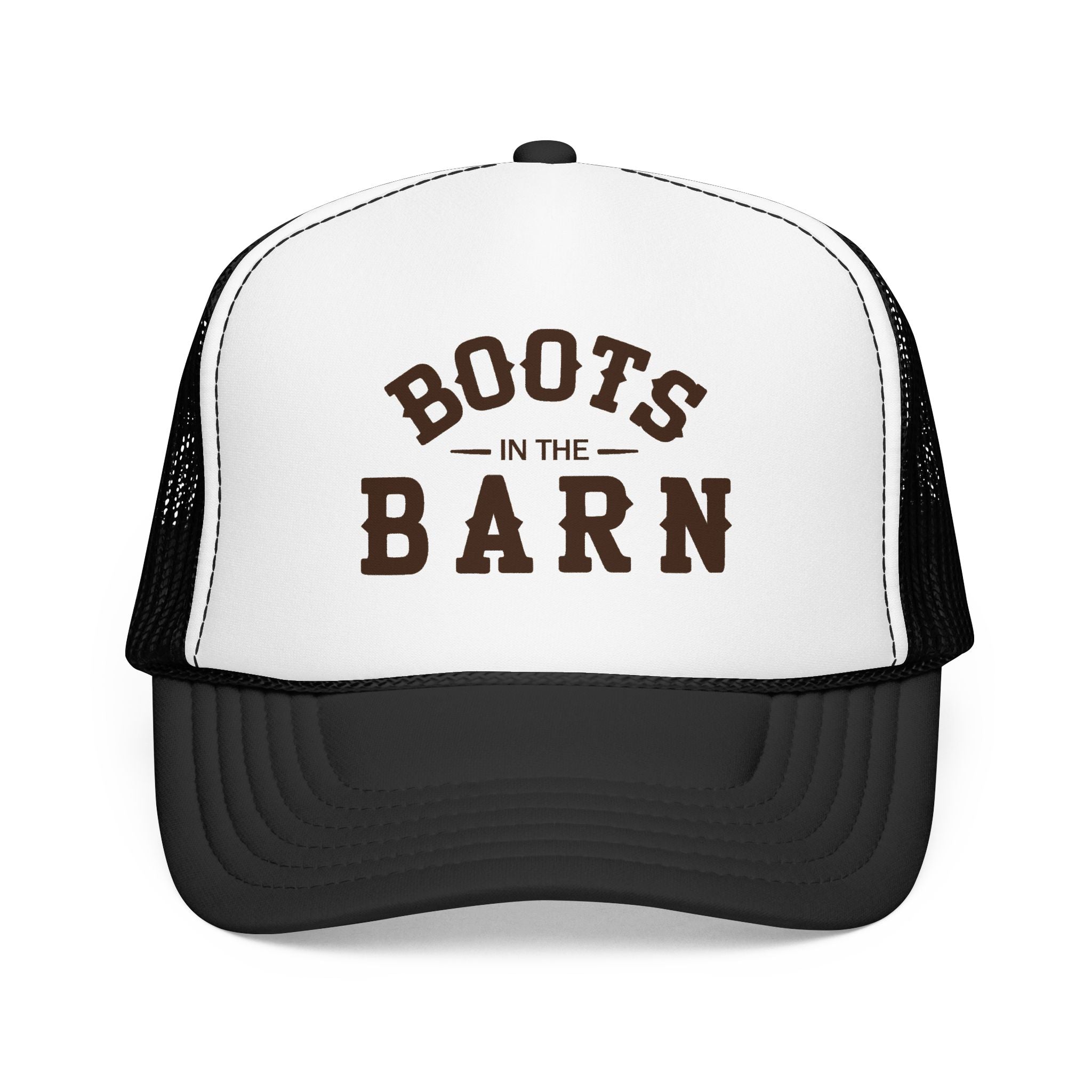 Trucker Hat — "Boots in the Barn" Foam Mesh Cap