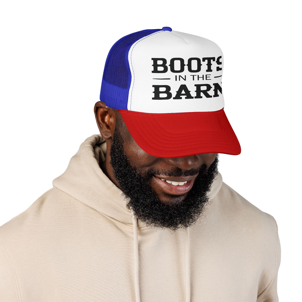 Trucker Hat — "Boots in the Barn" Foam Mesh Cap