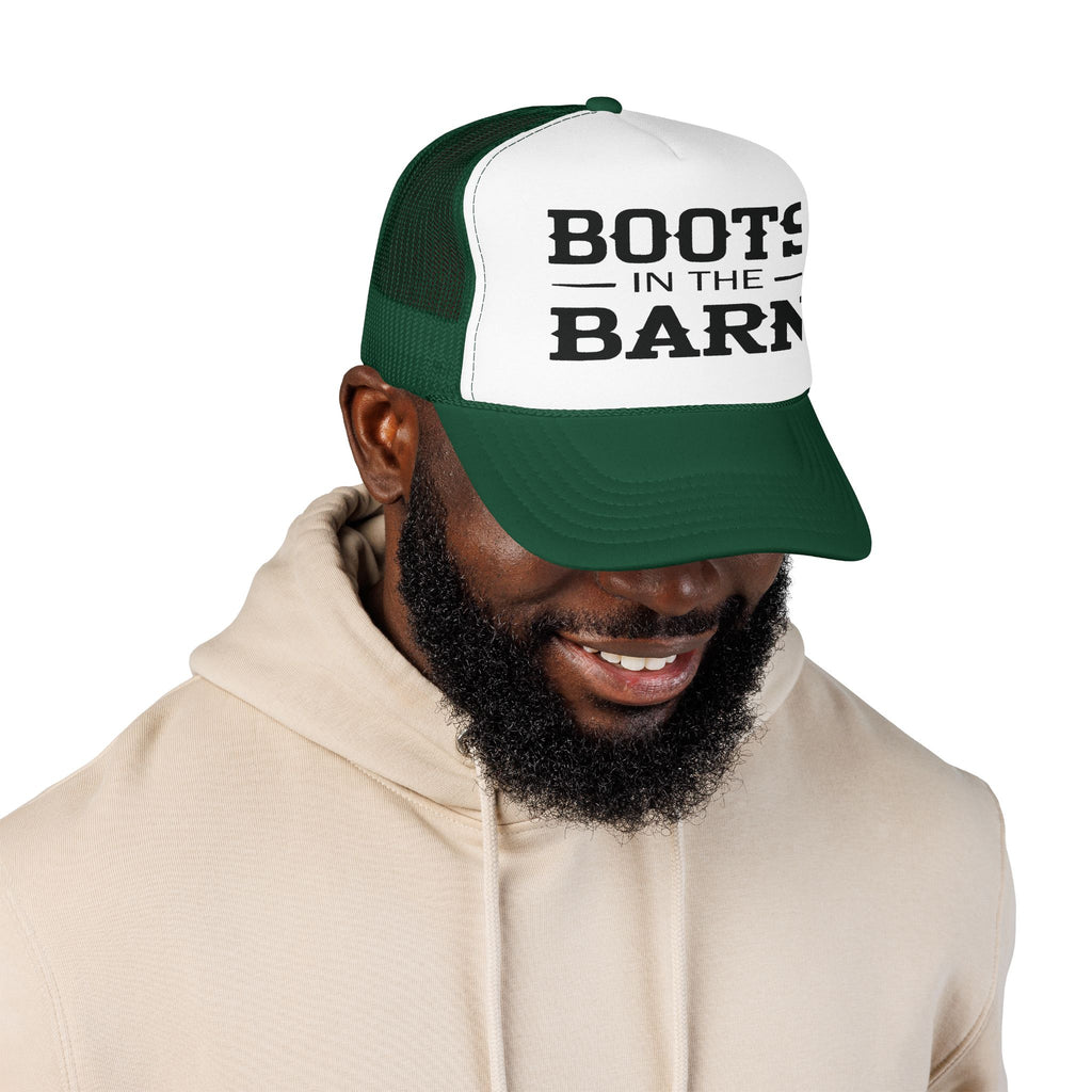 Trucker Hat — "Boots in the Barn" Foam Mesh Cap