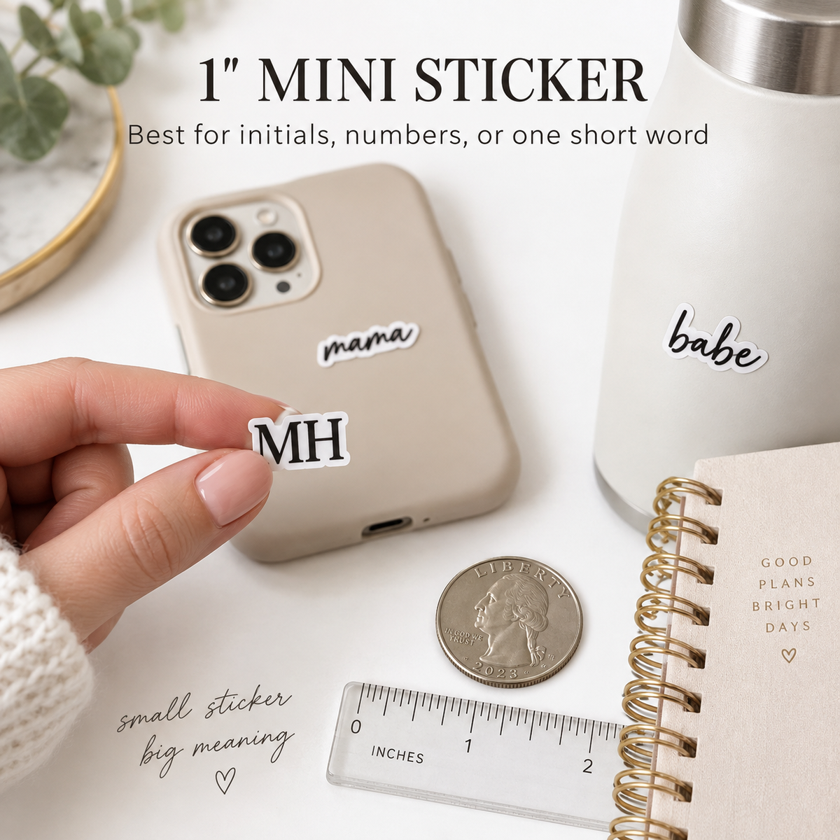 Custom Phrase Sticker — Personalized Text